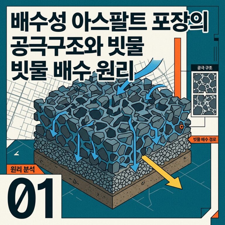 ai thumbnail poster 배수성 아스팔트 포장의 공극구조와 빗물 배수 원리 1788183900