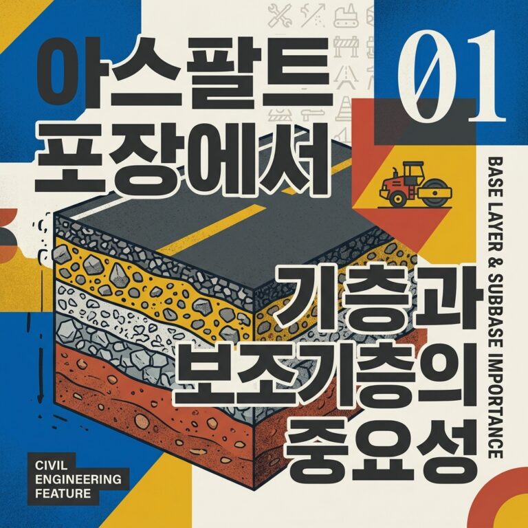 ai thumbnail poster 아스팔트 포장에서 기층과 보조기층의 중요성 1788182853