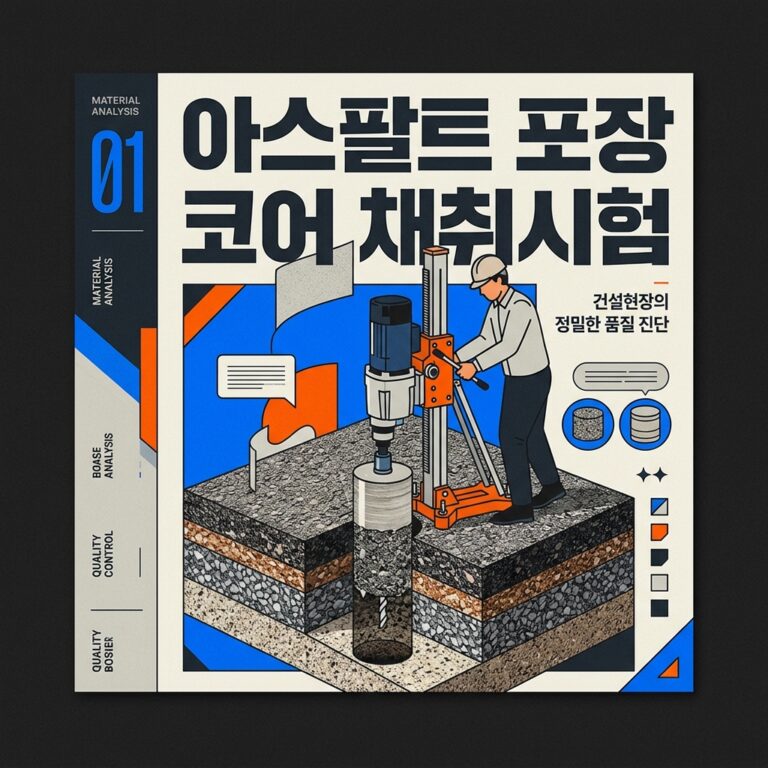 ai thumbnail poster 아스팔트 포장 코어 채취시험 1790083338